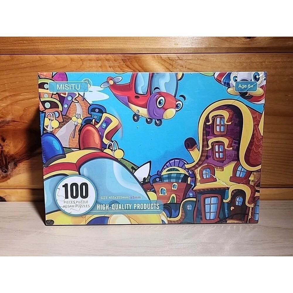 MISITU 100 Piece High Quality Jigsaw Puzzles for Kids 6+ NEW